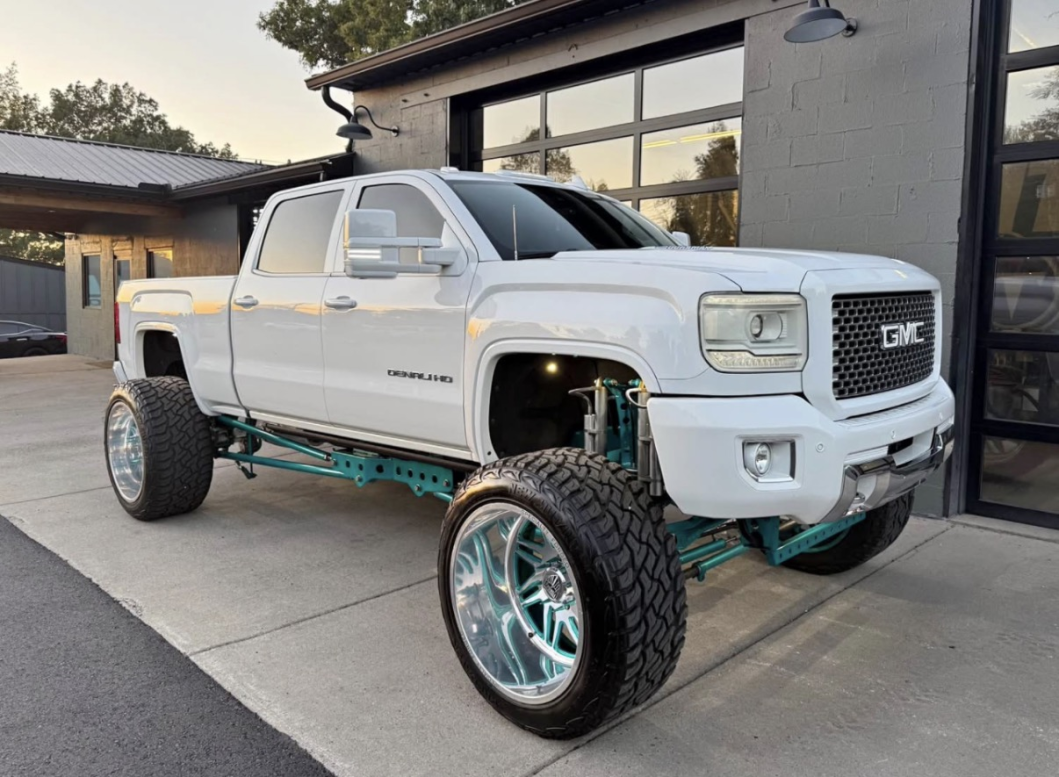 Gloss Boss detailed lifted GMC Denali