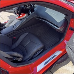 C8 Corvette · Carbon + Suede