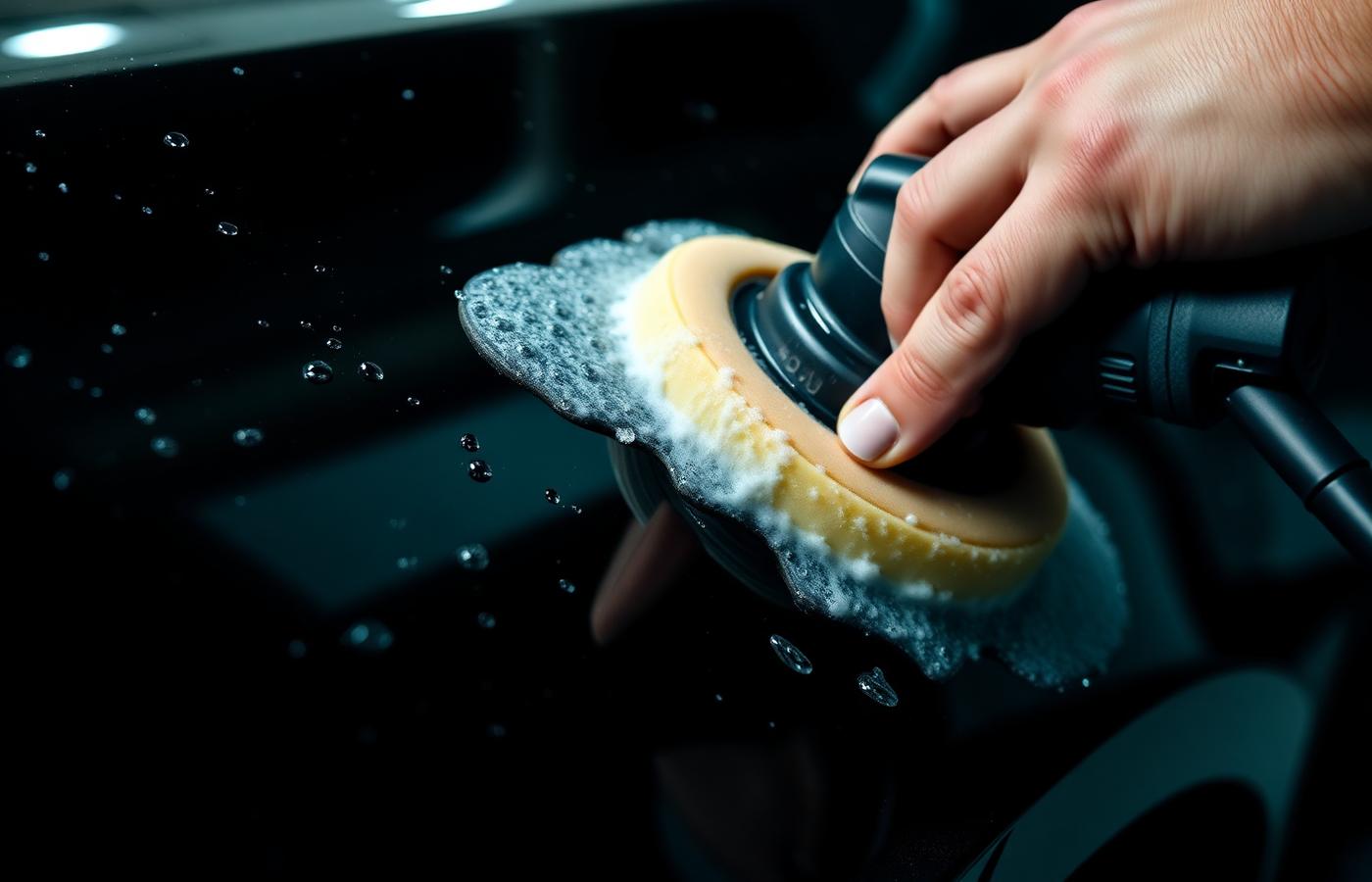Professional polishing detail work